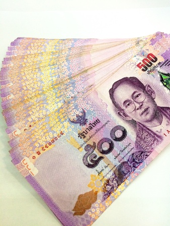 Baht notes, paper , moneyの素材