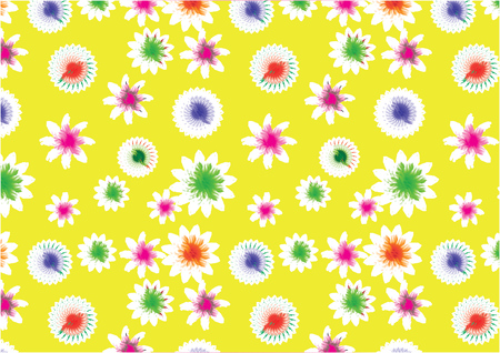 seamless flower patternのイラスト素材