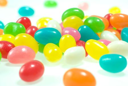 colorful Jelly Beansの写真素材