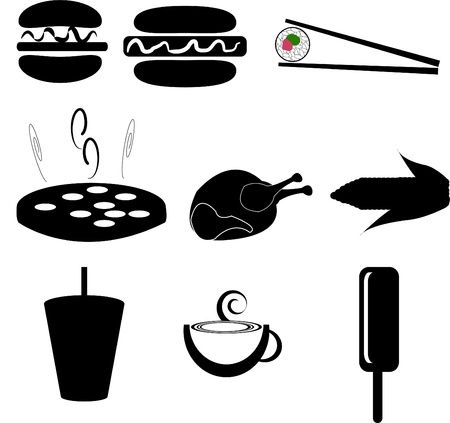 Food iconのイラスト素材