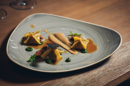 ravioli stuffedの写真素材