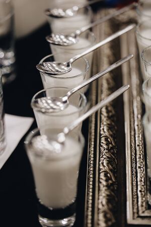 dessert buffet at the wedding. Catering.の写真素材