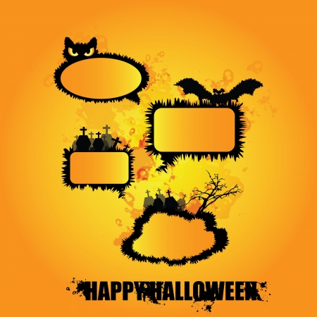 happy halloween のイラスト素材