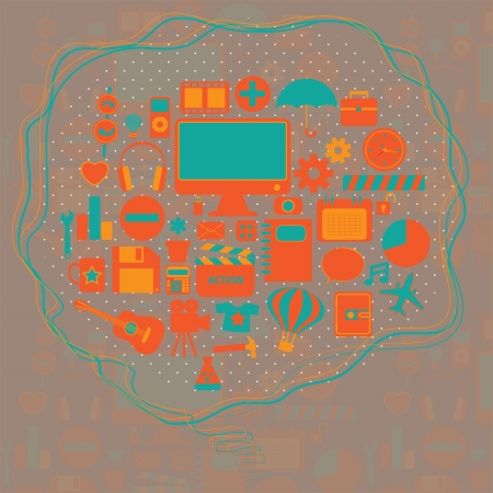 iconsのイラスト素材