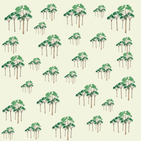 Tree patternのイラスト素材