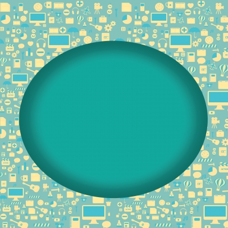media backgroundのイラスト素材