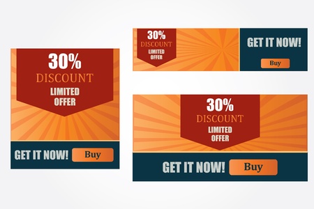 Bannerのイラスト素材