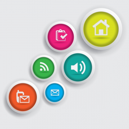 Web UI Elementsのイラスト素材