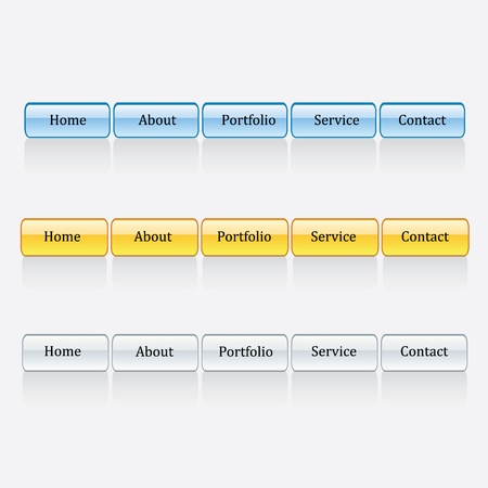Web UI Elementsのイラスト素材
