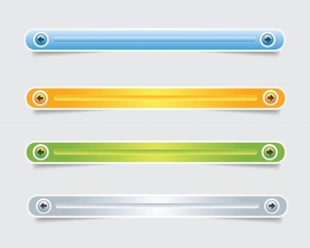 Web UI Elementsのイラスト素材