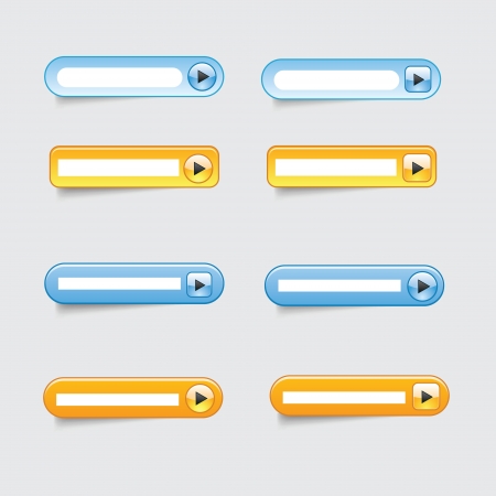 Web UI Elementsのイラスト素材