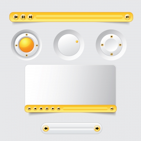 Web UI Elementsのイラスト素材