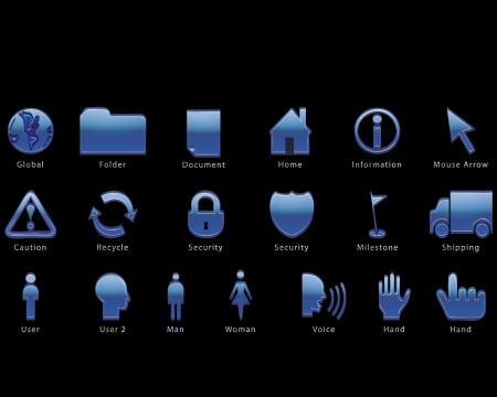 Web UI Elementsのイラスト素材