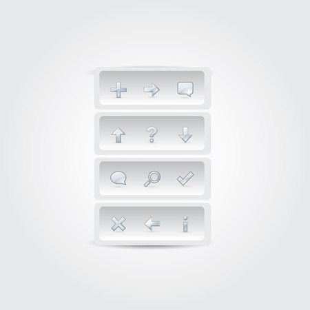 Web Elements  Site Navigation Menu Pack  Design Template  のイラスト素材