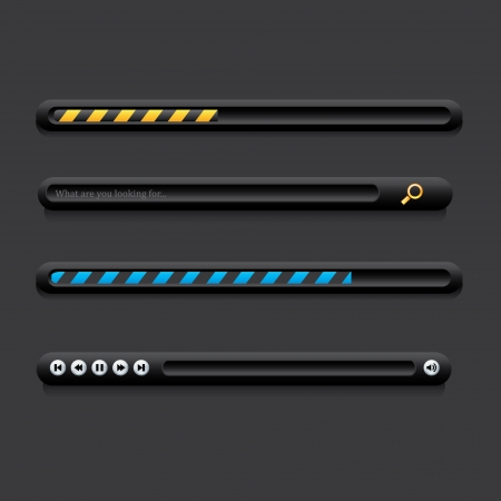 Web Elements  Site Navigation Menu Pack  Design Template  のイラスト素材