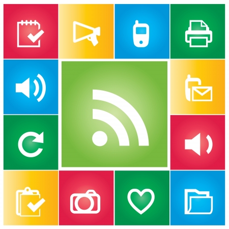 buttonsのイラスト素材