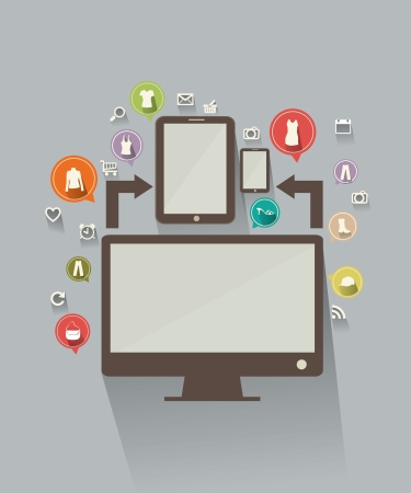 Basic Flat icon のイラスト素材