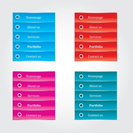 Web Elements Vector Buttonのイラスト素材