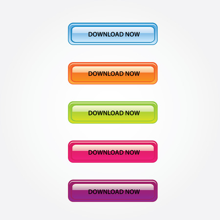 buttonのイラスト素材