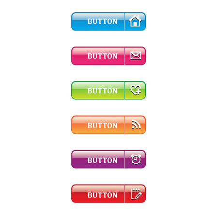 Web design elementsのイラスト素材