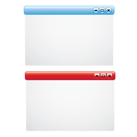 Modern UI buttonのイラスト素材