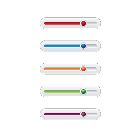 preloaders and progress loading barsのイラスト素材