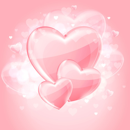 Valentine heart illustrationのイラスト素材