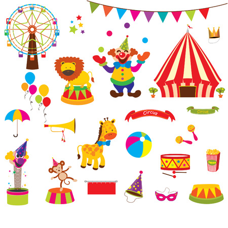 Circus vectorのイラスト素材