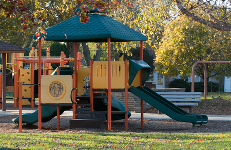 Suburban playgroundのeditorial素材