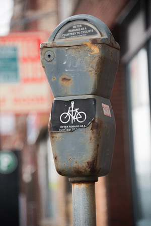 Parking machineの写真素材