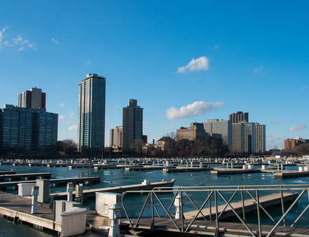 Chicago buildingsの写真素材