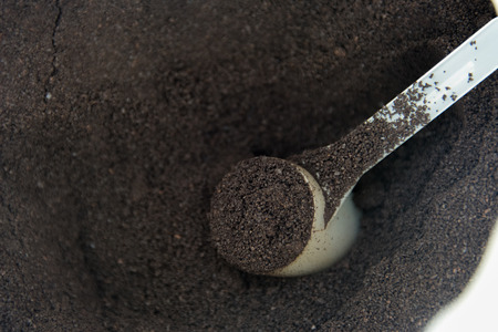 Coffee in a jarの写真素材