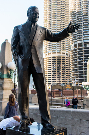 Irv Kupcinet statueのeditorial素材