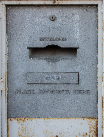 Old mail boxの写真素材