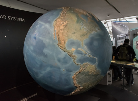 Earth globeの写真素材