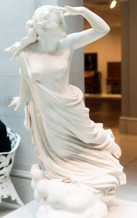 Marble statue of a womanのeditorial素材