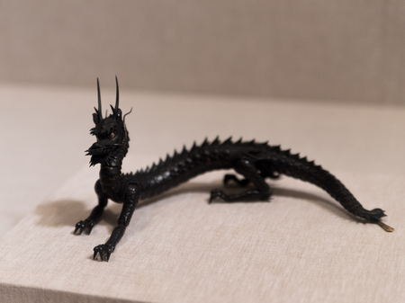 Old chinese  dragon statueのeditorial素材