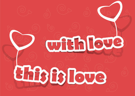 the words のイラスト素材