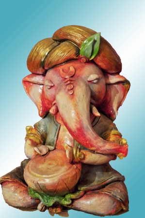 God Ganesha Closeup Poona,Maharashtra,Indiaの写真素材