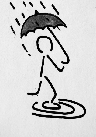 rainy daysの写真素材