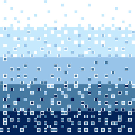 Abstract square blue mosaic backgroundのイラスト素材