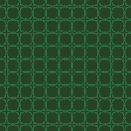Stylish green vintage pattern. Vector background.のイラスト素材