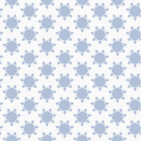 Light floral vintage seamless pattern for retro wallpapers. Vector illustration.のイラスト素材