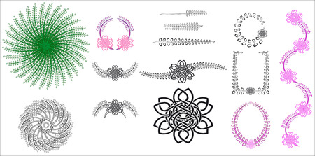 Celtic pattern on a white backgroundのイラスト素材