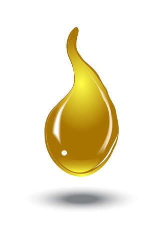 drop of gold honey, gold drop, amber drop, logoのイラスト素材