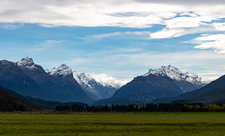 Mountains near Glenorchyの写真素材