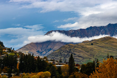 Clouds rolling into Queenstown