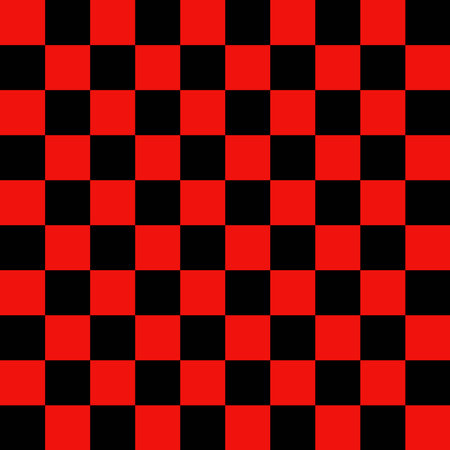 Red And Black Seamless Check Patternのイラスト素材
