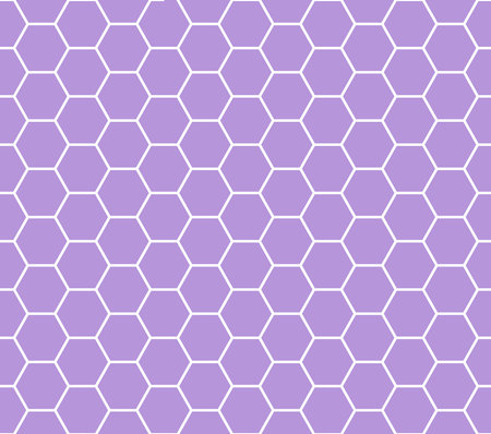 Purple Seamless Honeycomb Patternのイラスト素材