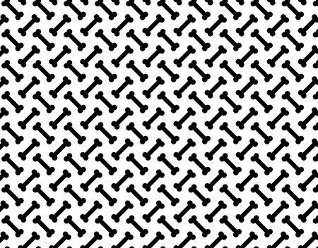 Dog bone pattern.